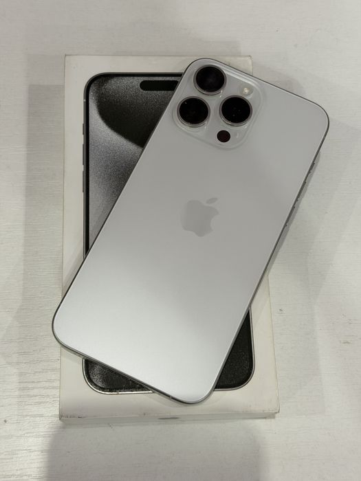 IPhone 15 pro max 256 gb White Titanum