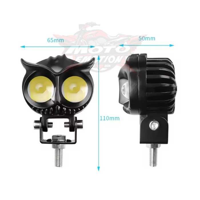 Халогени за Мотоциклет Допълнителни Мигащи Фарове LED Strobe