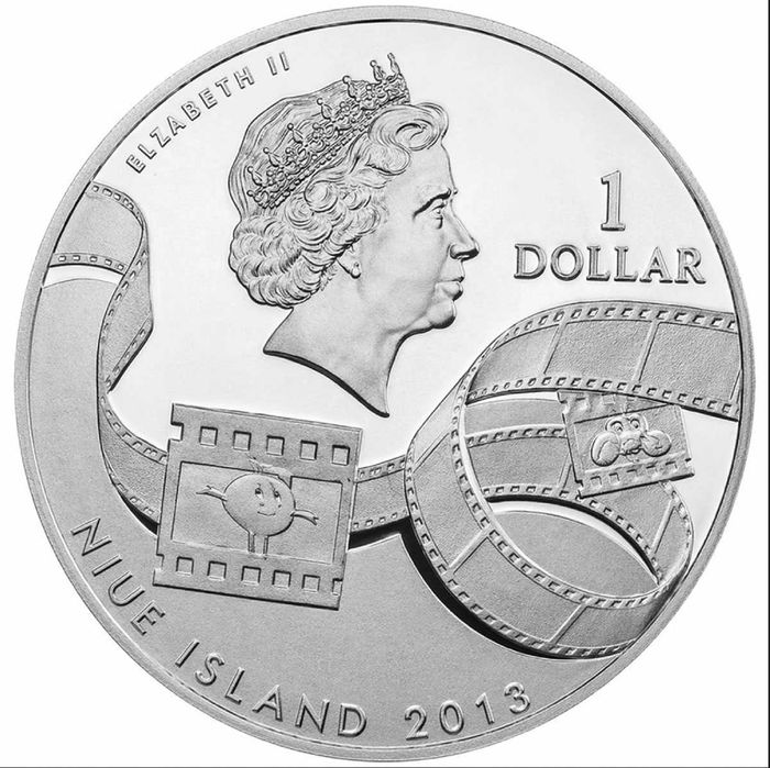 Монета: 1 Dollar - Elizabeth II - Tweety ½ Oz Сребро