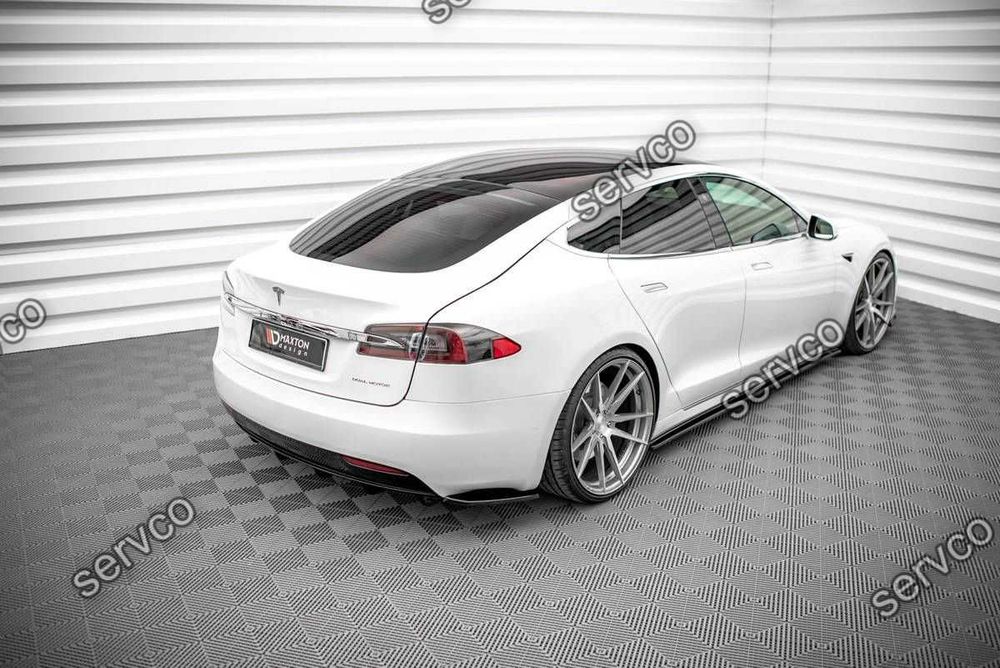 Difuzor bara spate Tesla Model S Facelift 2016- v2 - Maxton Design