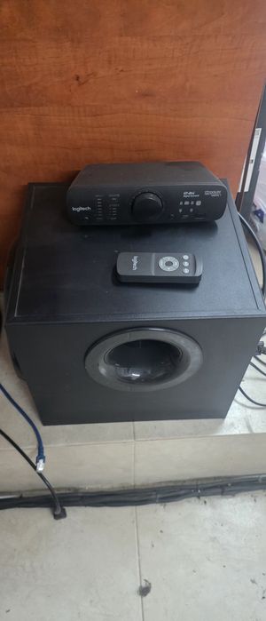 Аудио система Logitech - Z906, 5.1, черна