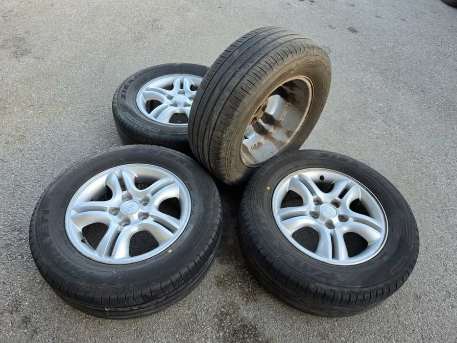 4 бр. Летни гуми 235/60 R16 с алуминиеви джанти 5x114.3 Kia Toyota Hyundai Honda
