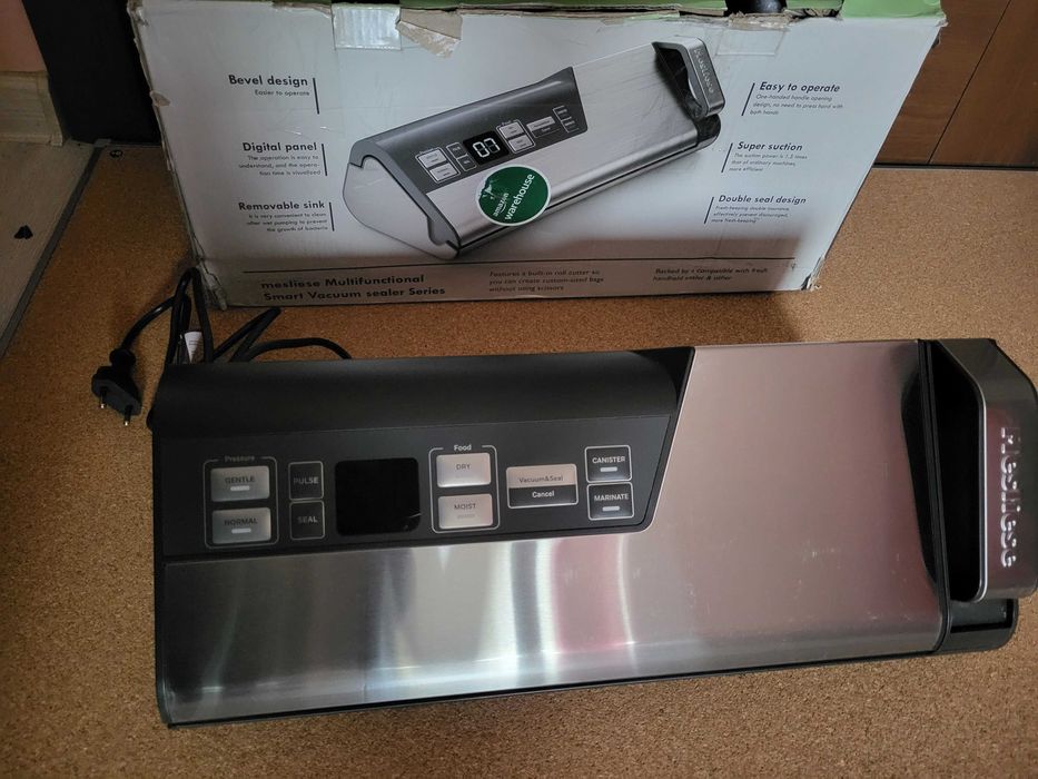 Aparat de Vidat Mesliese 95kPa 140W – Sigilare Dublă, Profesional Nou