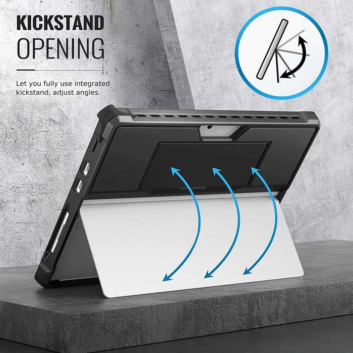 Husa tableta Microsoft Surface Pro 8 7 6 5 protectie 360 flip stand