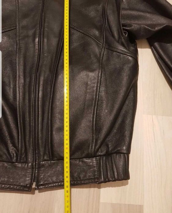 Geacă/vesta din piele naturală veritabilă de miel,marime 46