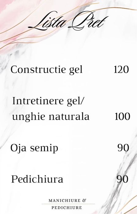 Unghii cu gel,Pedichiura,Pensat sprancene.Zona Complex!