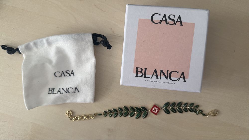 Casablanca Laurel Leaf bracelet унисекс