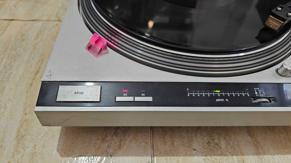 Pickup Technics SL-1700MK2 direct drive functional (cititi) test video