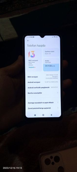 Redmi 12 C Mint Green