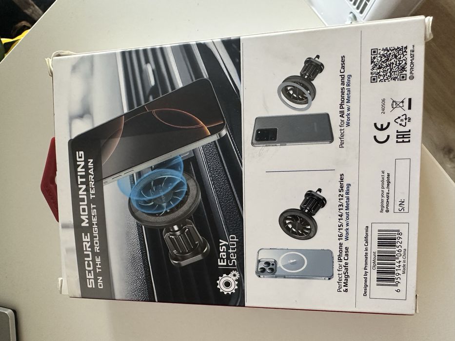 Suport auto telefon MagSafe nou prindere ventilatie