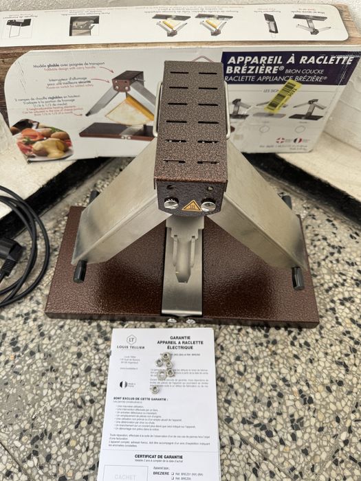 Традиционен Раклет за Сирене LOUIS TELLIER Brézière BREZ01 Нагреватели