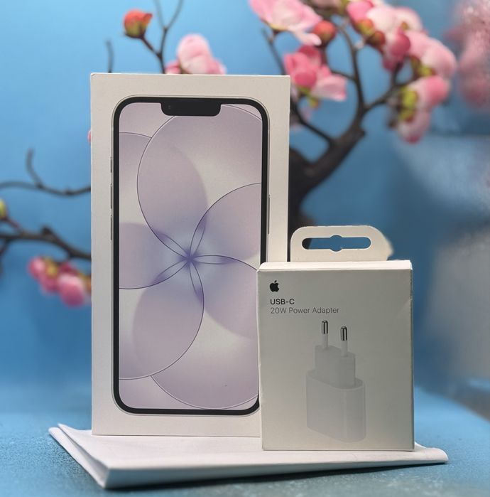 НОВ!!! Apple iPhone 17e, 256 GB, 5G, White + подарък адаптер Apple