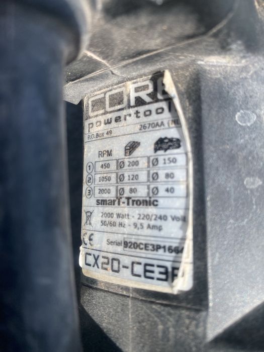 Masina de carotat Core CX20 CE3P