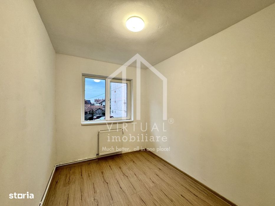 Apartament cu 3 camere, 45mp utili+balcon, etaj 1/4, Ciresica