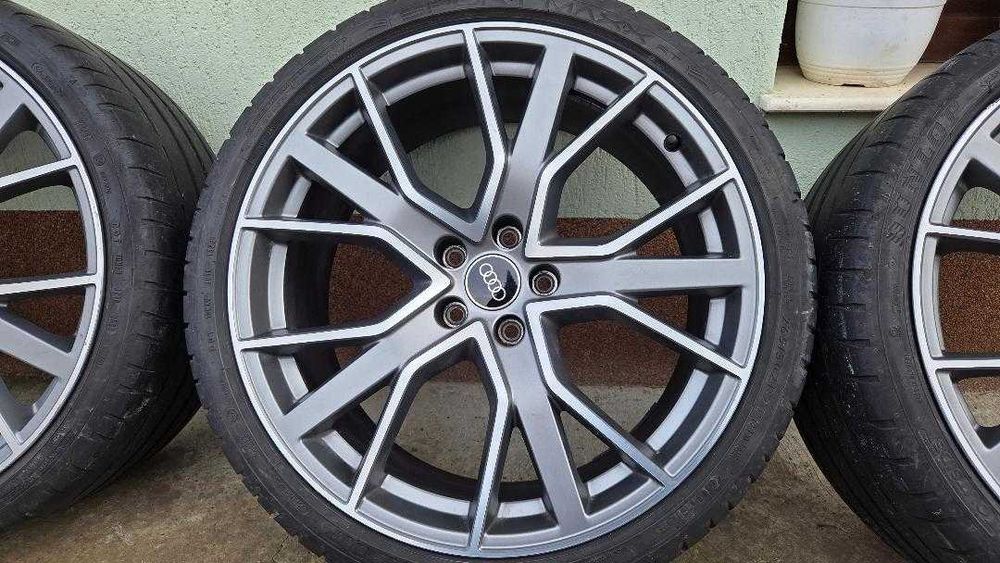 Jante originale Audi Sport R20 cu anvelope de vara Dunlop