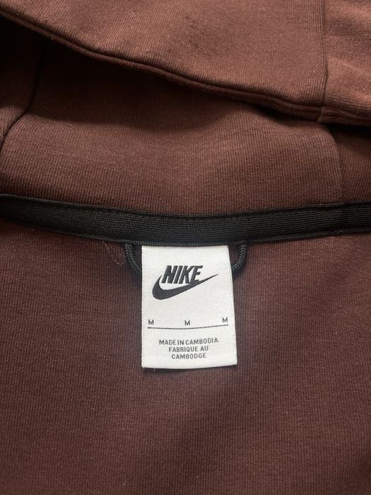 Hanorac Nike Tech Fleece - Burgundy - Full Zip