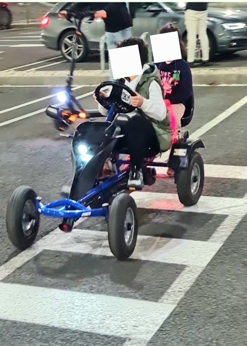 Kart cu 2 locuri modificat pt. adulți  și copii | Baterie de 12v