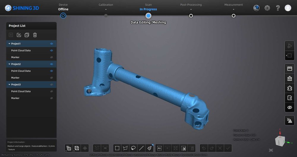 EINSTAR 3D скенер