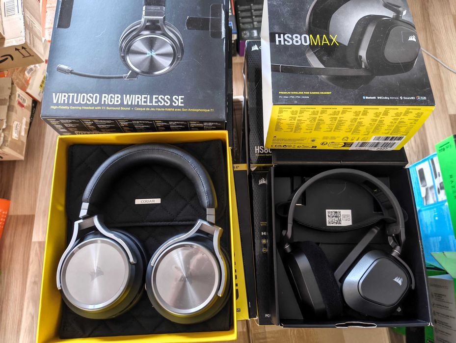 Casti Gaming Wireless Cosrsair Virtuoso SE / HS80 MAX / Void Elite