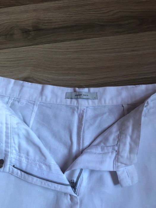 Къси ленени панталон размер L