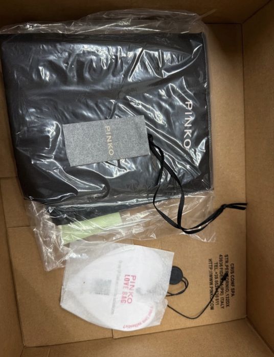 Geantă PINKO Love One Mini – Negru