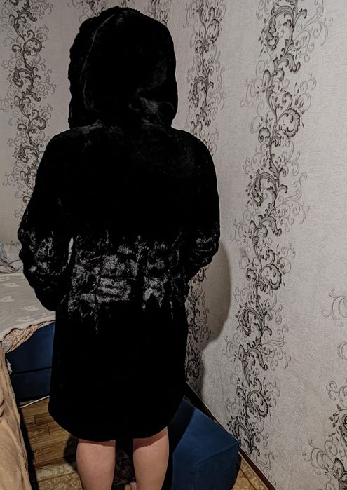 Шуба мутон плюс норка