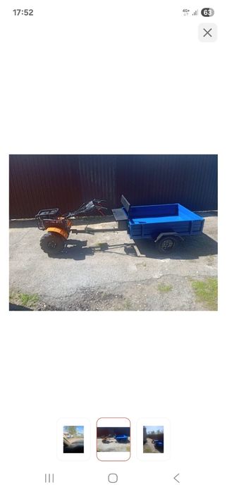 Продам мотоблок Урал с телегой