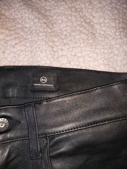 Pantaloni din piele,Adriano Goldschmied/bărbați!