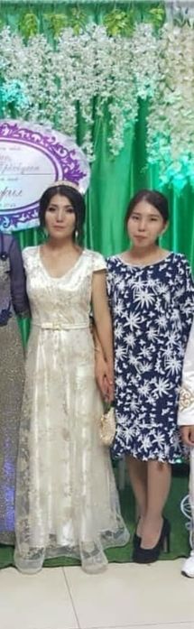 Вечерный платье 1 рет киінген