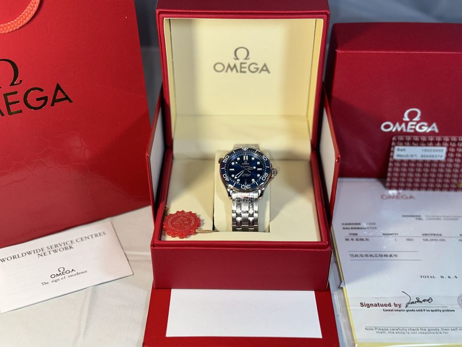 Omega Seamaster Diver 300m Blue Dial 42 mm