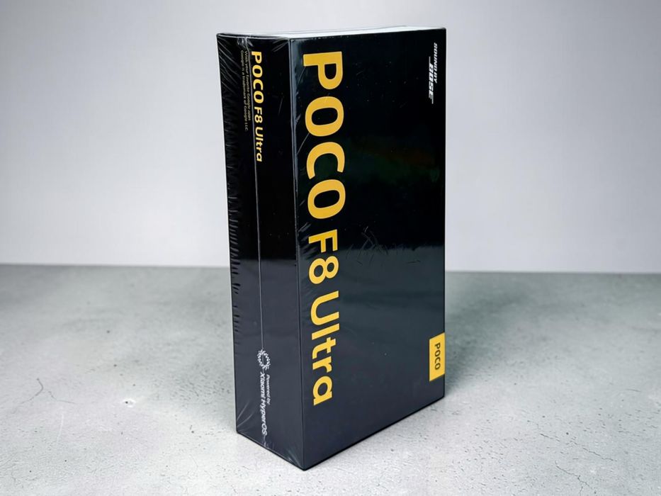 НАЛИЧЕН! Xiaomi Poco F8 Ultra 5G 512GB 16RAM Black 2г. Гаранция!
