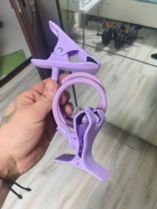 Suport telefon flexibil cu clemă – stare bună