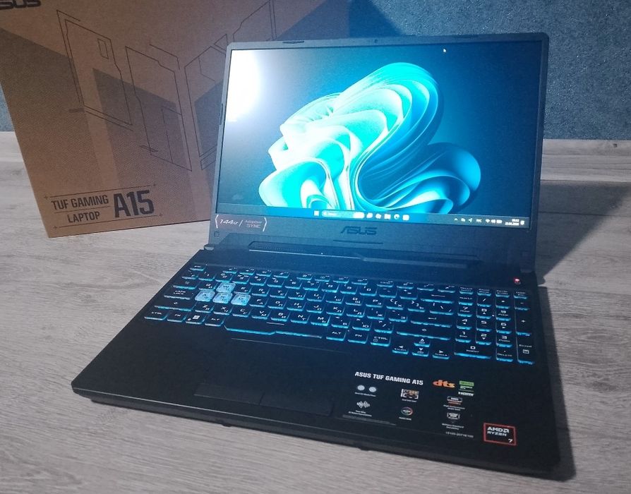 Мощный игровой ноутбук Asus Tuf Gaming A15| RTX 3050| 64Gb
