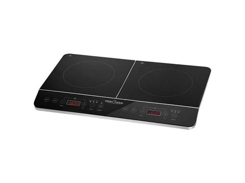 Двоен Индукционен Стъклокерамичен Котлон ProfiCook PC-DKI 1067 - 3500W, Черен