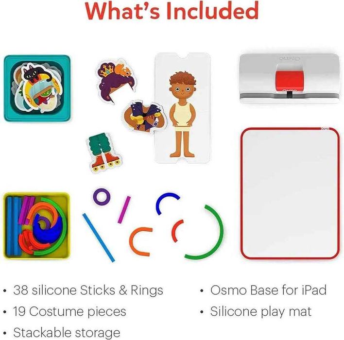 Osmo Little Genius Starter Kit Образователен STEM Комплект за iPad