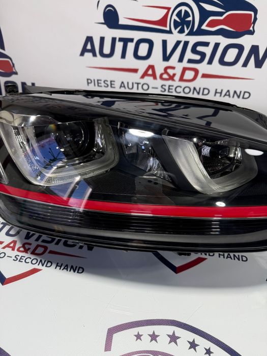 Far Dreapta Xenon/Led Complet 3 Calculatoare Vw Golf 7 GTI Non FL
