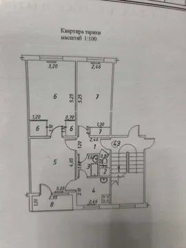 Срочно! Квартира на Чиланзар -Спорт товары 3/3/4 общ пл 60м с мебелью