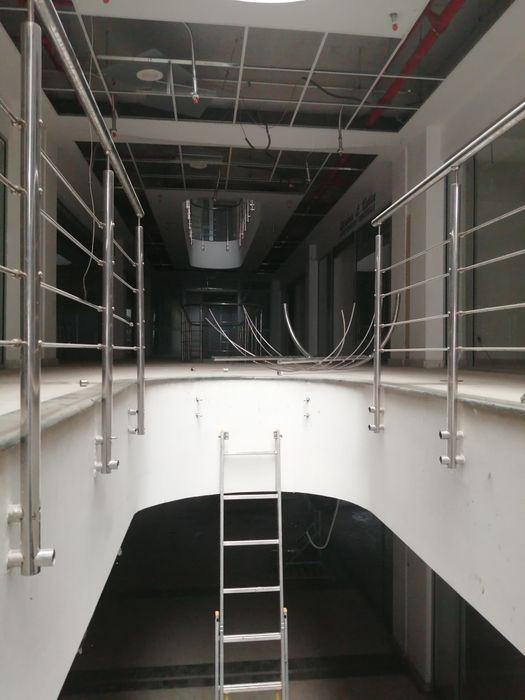 Balustrada de inox - demontata