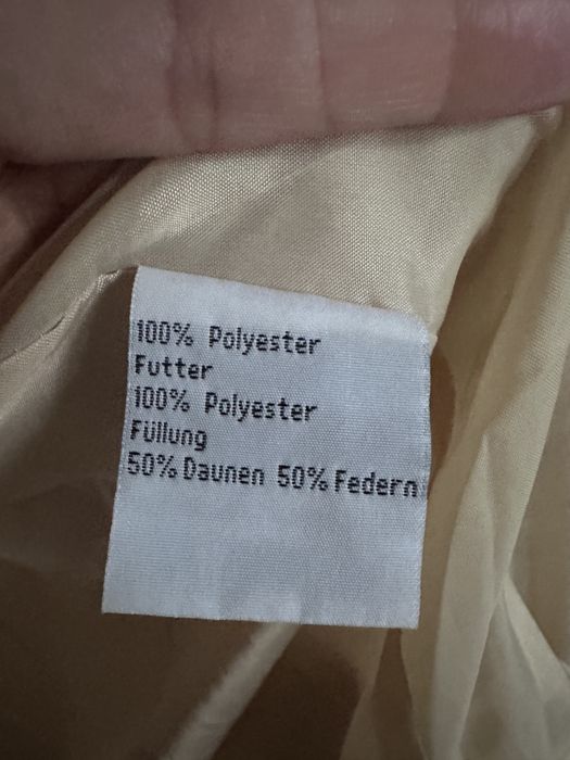 Vand geaca dama ivory pene si puf S