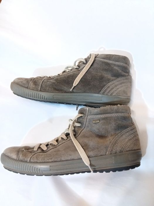 Ghete imblanite Legero piele intoarsa  nr 42 / 8 piele naturala