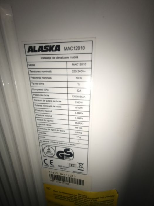 Aer condiționat Alaska 12.000