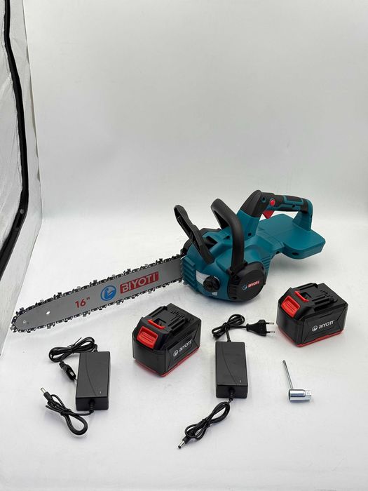 Аккумуляторная цепная пила BIYOTI BYT-229 (21V, Brushless, 2 АКБ)