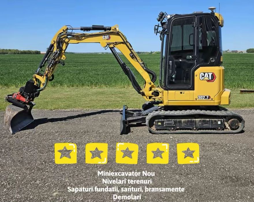 Buldoexcavator De Inchiriat/ Basculanta 8x4/ utilaje de inchiriat