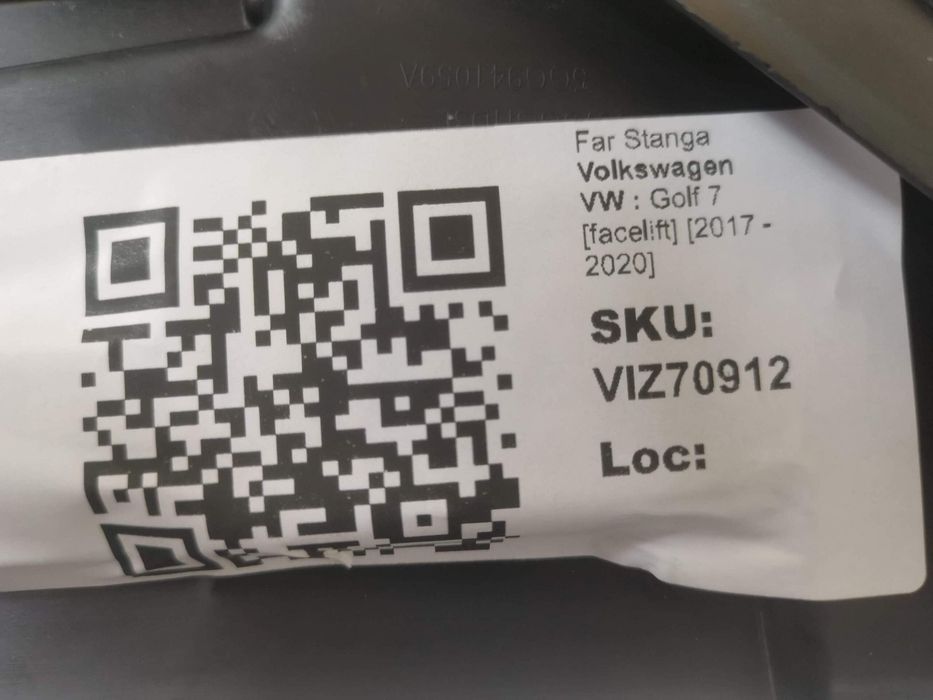 Фолксваген Голф 7 / Volkswagen VW Golf 7 [facelift] Ляво светло Volksw