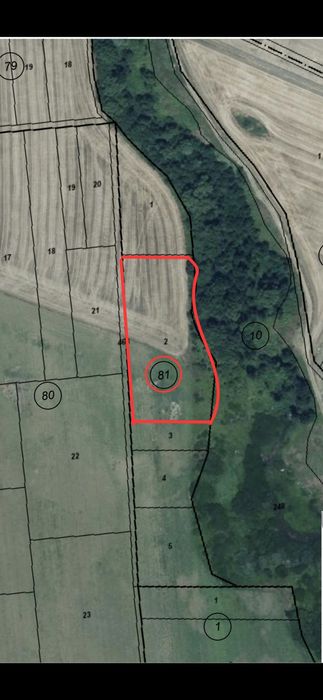 Нива кат.3 до път – 5.096 дка, м. Дерелика, с. Копринка