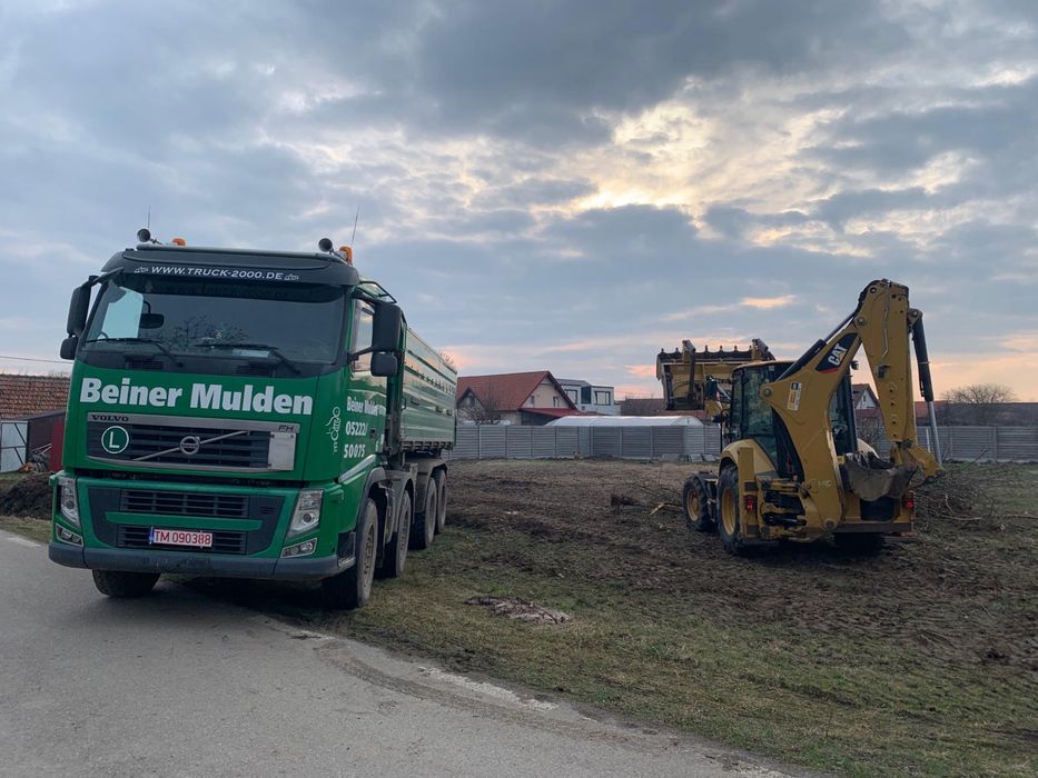 Curatare/decopertare teren plus transport