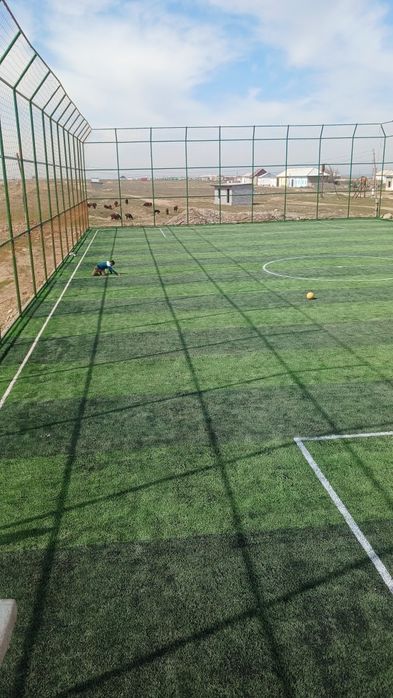 Mini stadion suniy gazon chim rezina futbol
 maydoni stadion qurish
Ми