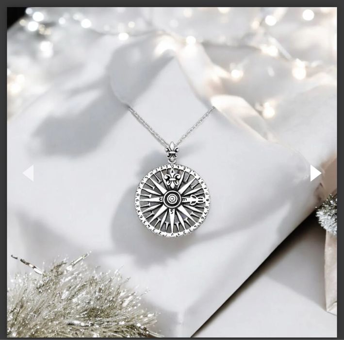 Pandantiv din argint 925, model Fleur De Lis - 8.2g