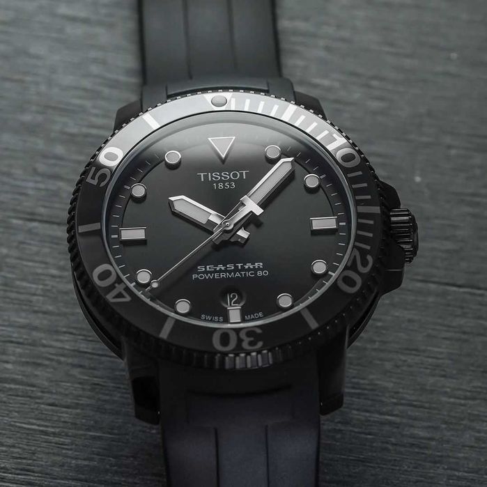 Нов часовник TISSOT Seastar 1000 Powermatic 80 All Black