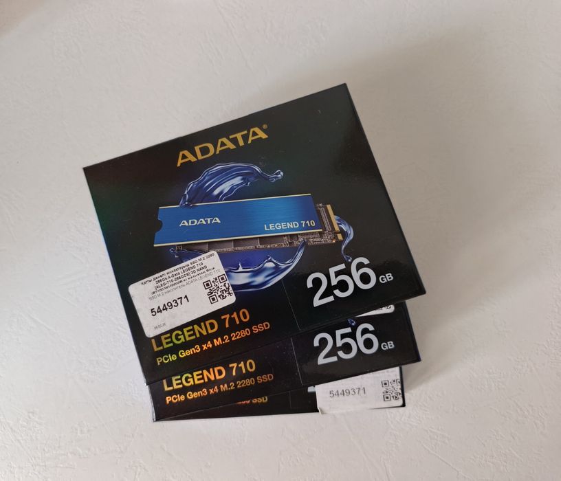 Новые ssd m2 Adata Legend 710 256gb